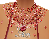 Diamond Necklace red 