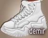 [D] Babe white sneakers
