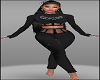 Black Phoenix Pants Set
