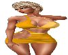 *F RLL GOLDEN SEXY DRESS