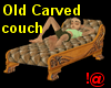 !@ Old carved couch