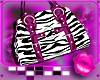 ~ATL~ Fuschia Zebra Bag
