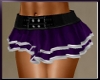 ~T~Purple/Wh Mini Skirt