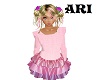 pink ruffle kids dress