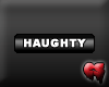 HAUGHTY - sticker