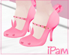 p. pink bunny heels