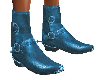 *F70 Blue Western Boots