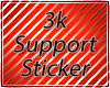 3K Sticker