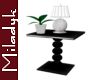 MLK Black BR End Table