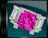 P~ Pink Diamond Ring