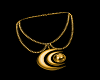 3 Moons Gold Necklace