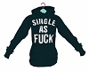 SINGLE ASF HoodyTeal