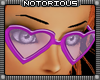 Valentine Purple Glasses