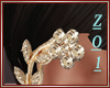Gold heavy  earring