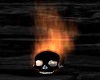 Animated Fire Skull