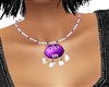 PURPLE M&M NECKLACE