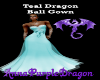 DragonTeal Ball Gown