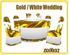 Gold/White Wedding Set