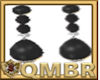 QMBR Beads Black Earring