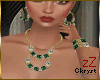 cK Set Jewelry Emerald