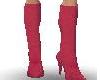 Fire Red Stiletto Boots