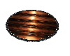 round rug copper