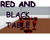 New RED AND BLACK TABLE