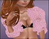 Pink Fur Jacket BlkTop
