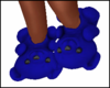 Bear Slippers Blue F