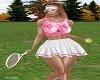 Tennis Dress L w/Pink V2