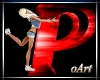 Letter P red With Pose