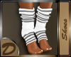 (D)Striped Grey Socks