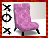 Pink Swirl Lounge Chair