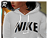 Nike Cropped Hoodie Grey
