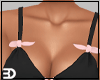 Black Pink Bow Top