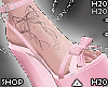 Heels Ballet Ribbon Pink