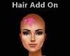 Hair Add On Pink