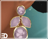Pink Gem Drop Neck Ear