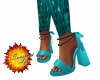 new years teal pumps