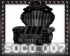 Gothic Elegant Chair Blk