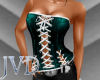 JVD Teal Laced Corset