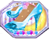 *Rd Sparkly Bloo Pumps
