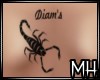 [MH] Diam's Back Tattoo