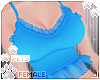 [Pets] Frill Top | Blue