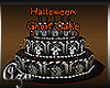 Halloween Graveyard Cake