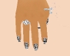 [Moc] black white nails