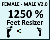 Feet Scaler 1250% V2.0