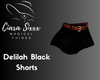 Delilah Black Shorts