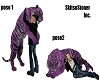 Purple Hugging Tiger