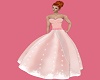 blush wedding gown
